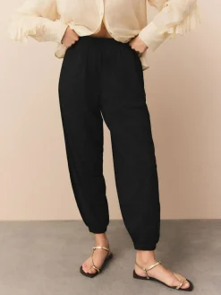 Best Next Jersey Harem Joggers Black