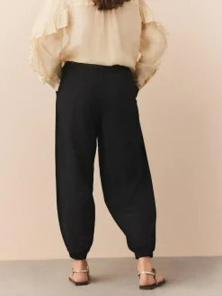 Best Next Jersey Harem Joggers Black