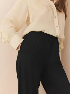 Best Next Jersey Harem Joggers Black