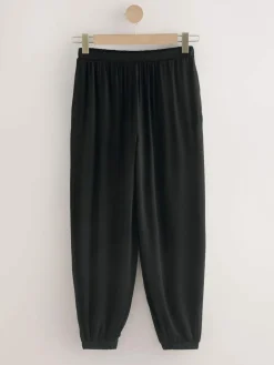 Best Next Jersey Harem Joggers Black