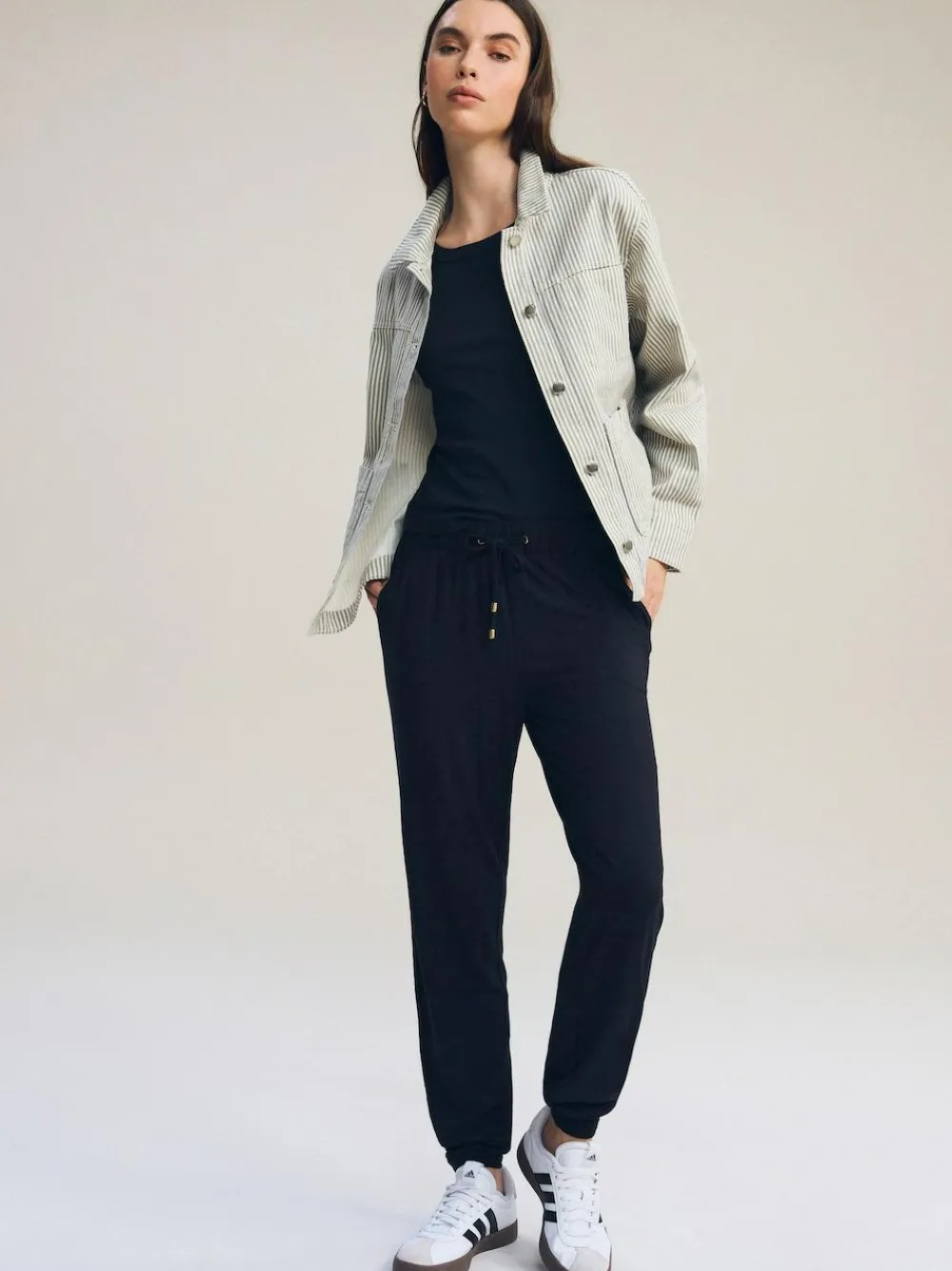 Online Next Jersey Joggers Black