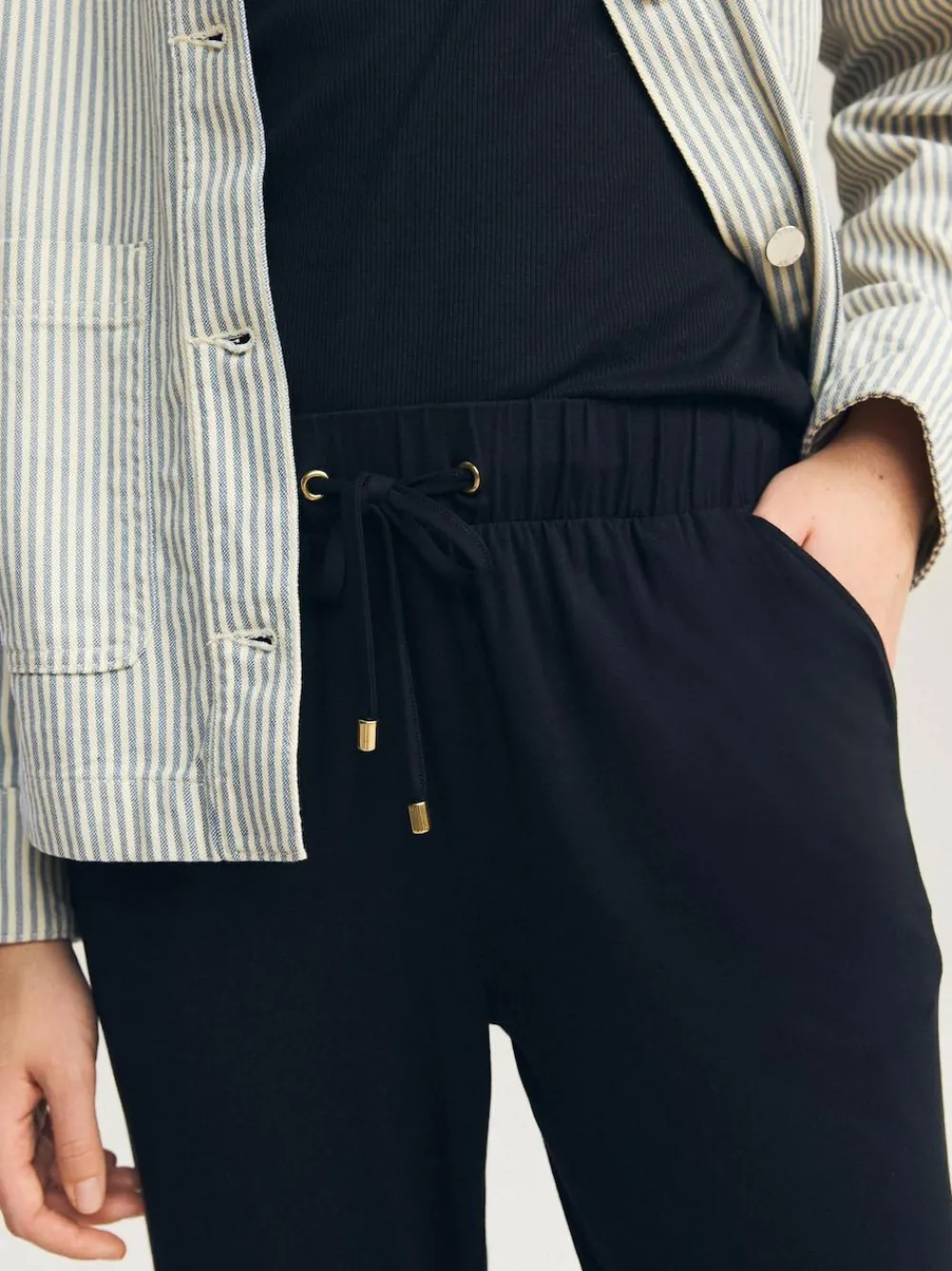 Online Next Jersey Joggers Black