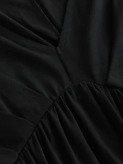 Best Next Jersey Kaftan Maxi Dress Black