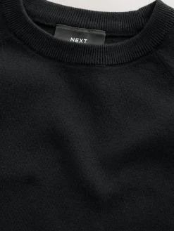 Next Knitted Crew Neck School Jumper (3-16yrs)^BOY Knitwear & Sweaters|Knitwear