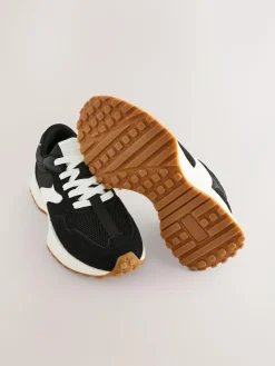 Sale Next Black Lace-Up Chunky Trainers