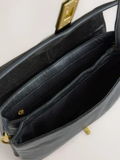 Next Leather Croc Effect Cross-Body Bag^Women Bags