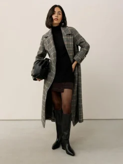 Sale Next Forever Comfort® Flat Chisel Toe Knee High Boots Black Leather