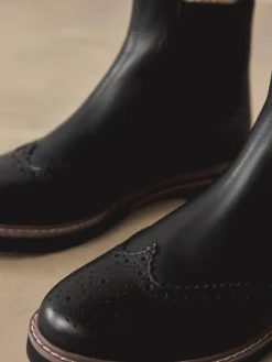 Next Forever Comfort® Brogue Detail Chelsea Boots^Women Boots & Wellies|Boots