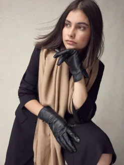 Next Black Leather Gloves^Women Hats, Gloves & Scarves|Hats, Gloves & Scarves