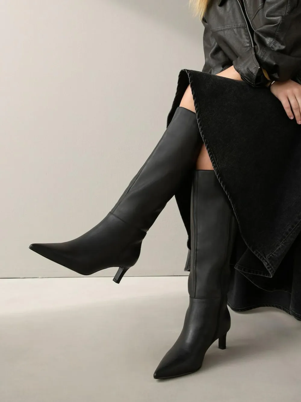 Next Knee High Skinny Heeled Boots^Women Boots & Wellies|Boots