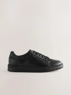 Next Black Leather Lace Up School Shoes^BOY Sneakers|School Shoes