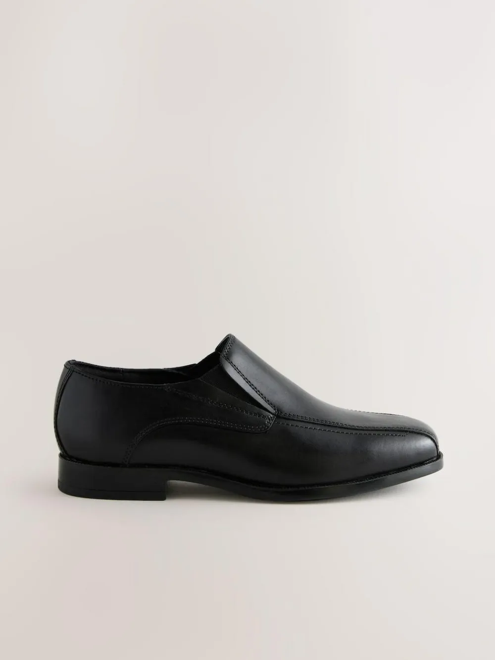 Hot Next Black Leather Loafer School Shoes