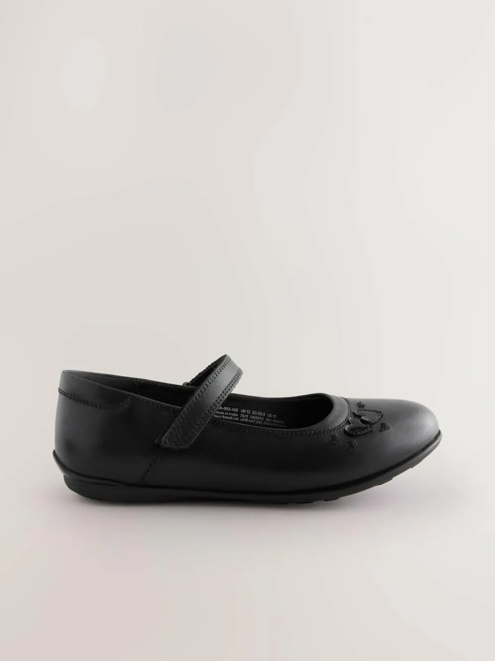Next Black Leather Standard Fit (F) Mary Jane School Shoes^ Shoes