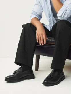 Next Leather Tassel Loafers^ Shoes