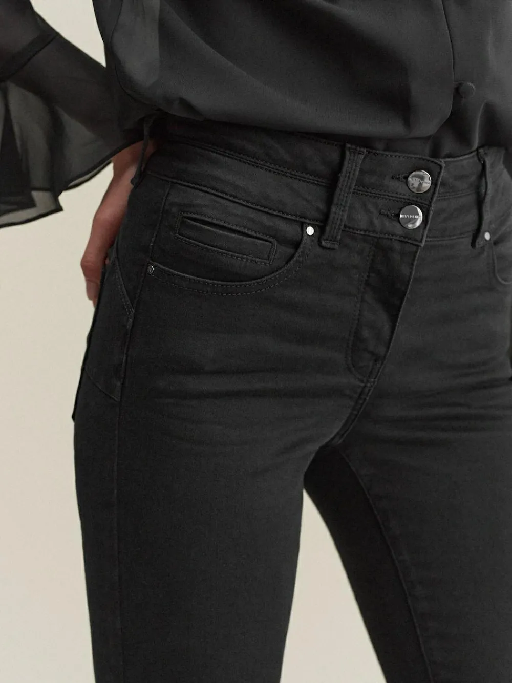 Online Next Lift Slim And Shape Skinny Jeans Black