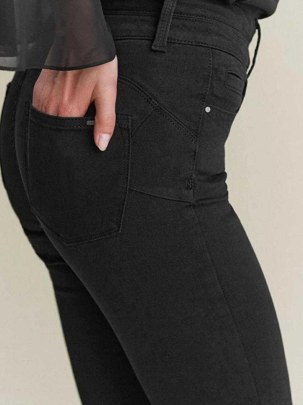Online Next Lift Slim And Shape Skinny Jeans Black