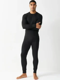 Next Black Lightweight Thermogen Long Sleeve T-Shirts 2 Pack^ Thermals|Underwear