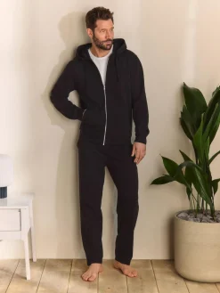 Clearance Next Black Lightweight Zip Up Hoodie