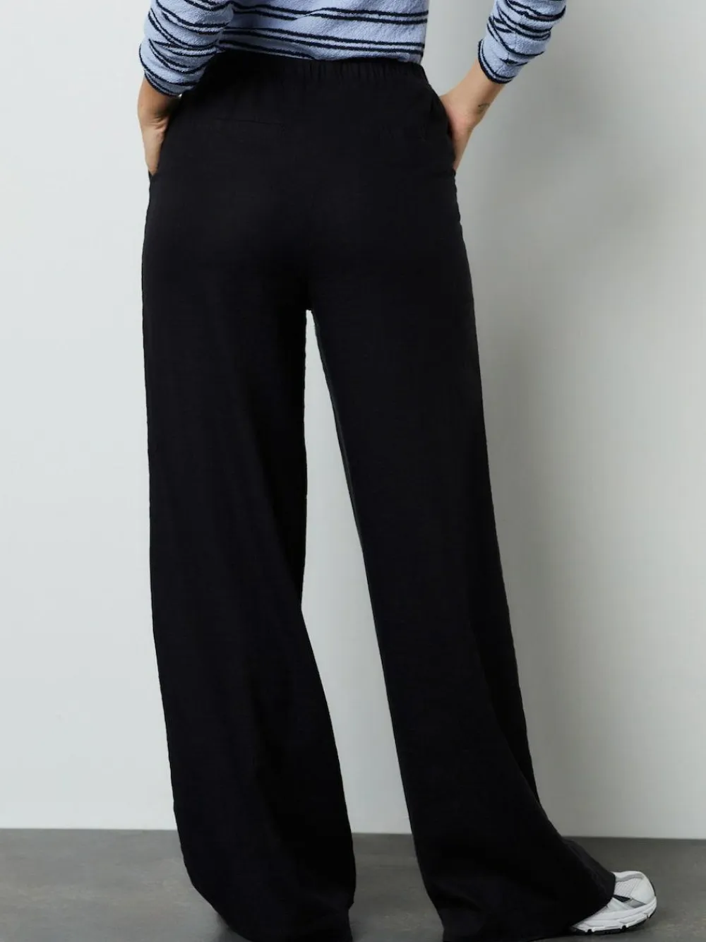 Next Linen Blend Wide Leg Trousers^Women Pants