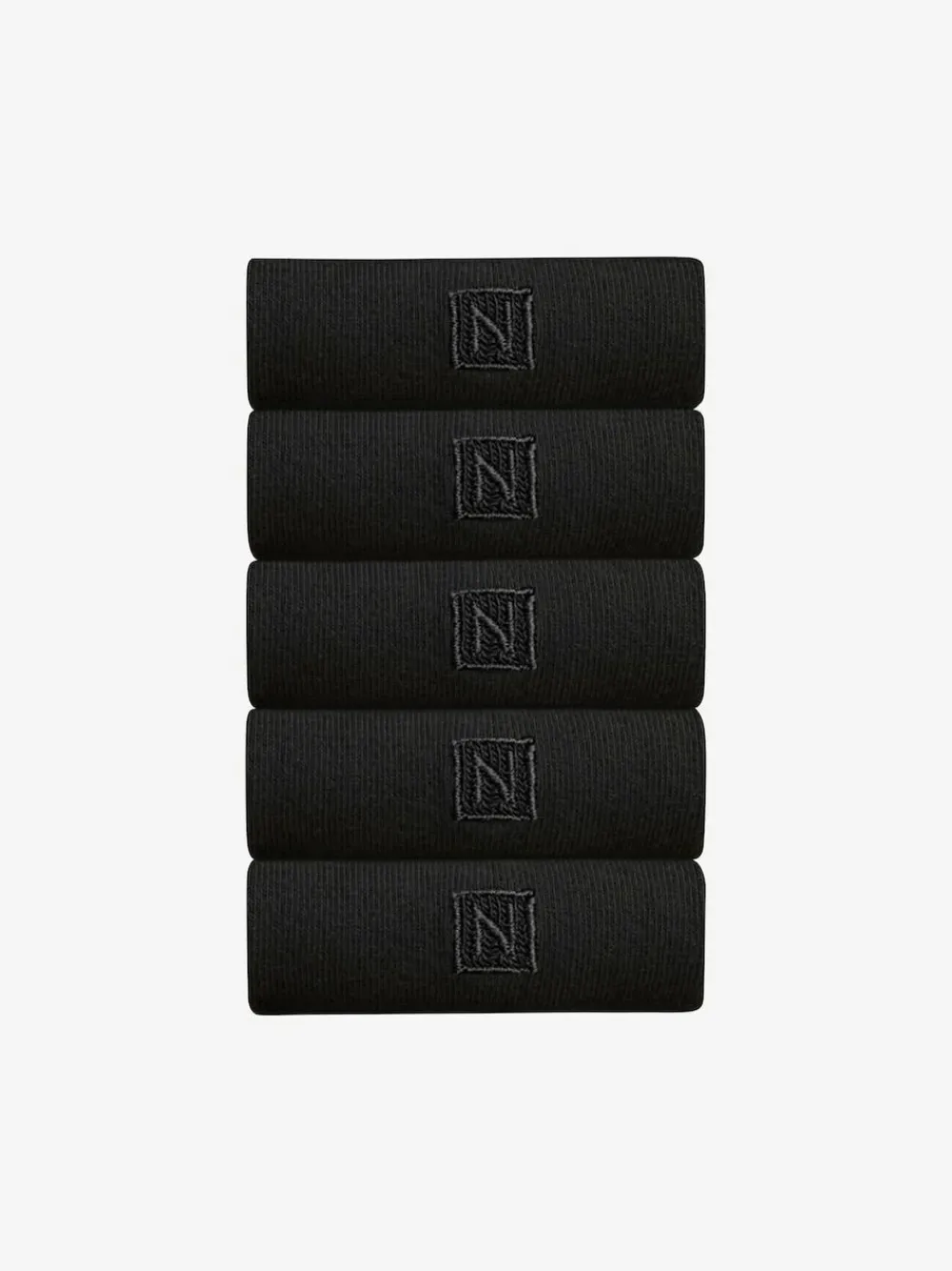 Clearance Next 5 Pack Embroidered Lasting Fresh Socks Black Logo