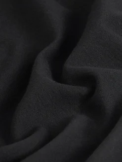 Next Black Long Sleeve Heavyweight Crew Neck T-Shirt^Women Nightwear|Tops & T-Shirts