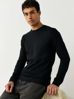 Best Next Long Sleeve Layering T-Shirts 5 Pack Black