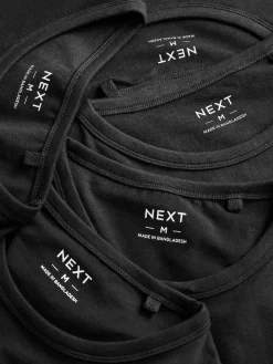 Best Next Long Sleeve Layering T-Shirts 5 Pack Black