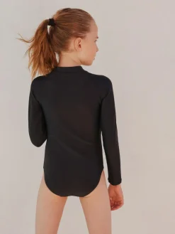 Next Black Long Sleeve Sunsafe Swimsuit (3mths-16yrs)^ Swimwear