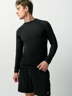 Next Black Long Sleeve Tee Active Thermal Base Layer^ Tops & T-Shirts