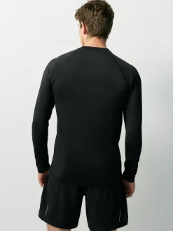 Next Black Long Sleeve Tee Active Thermal Base Layer^ Tops & T-Shirts