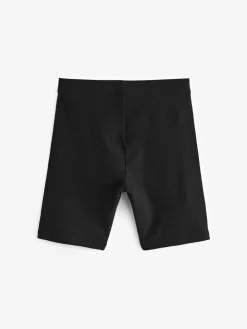 Sale Next Longer Length 5 Pack Cotton Rich Stretch Cycle Shorts (3-16yrs) Black