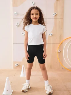 Next Longer Length 2 Pack Cotton Rich Stretch Cycle Shorts (3-16yrs)^ Shorts & Skirts