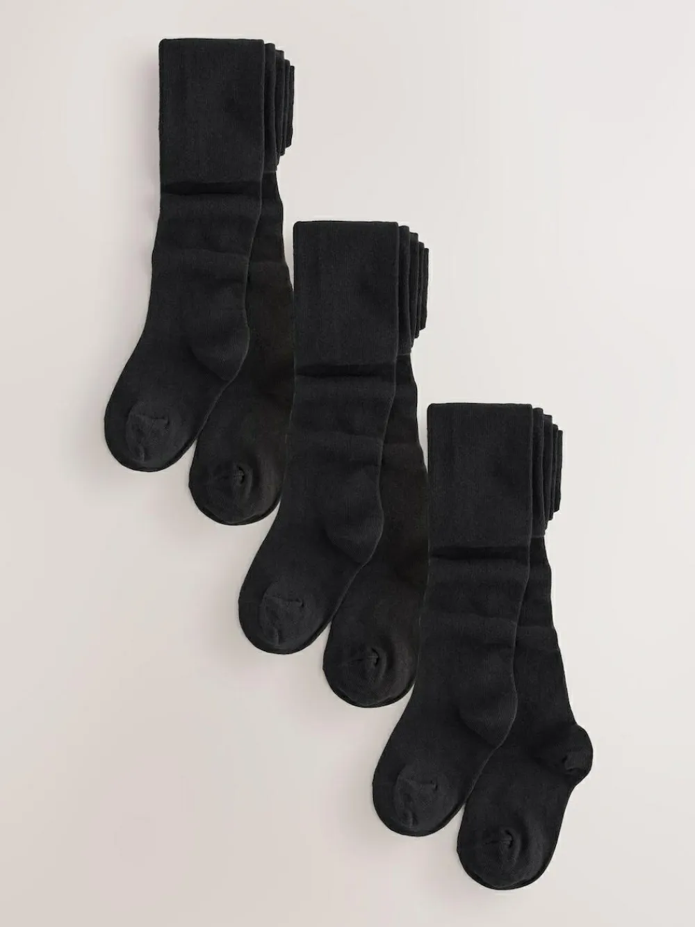 Next Longer Length Cotton Rich School Tights 3 Pack^ Tights|Socks & Tights