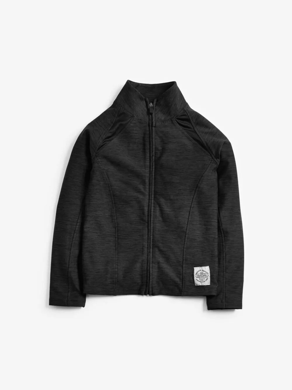 Discount Next Sports Zip Through Jacket (3-16yrs) Black Marl