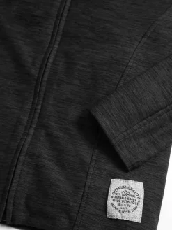 Discount Next Sports Zip Through Jacket (3-16yrs) Black Marl