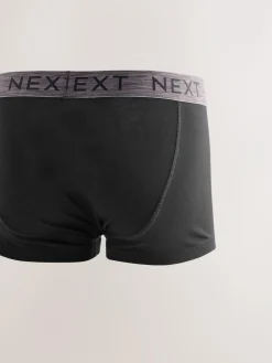 Next Black Marl Waistband Hipster Boxers 5 Pack^ Underwear|Underwear