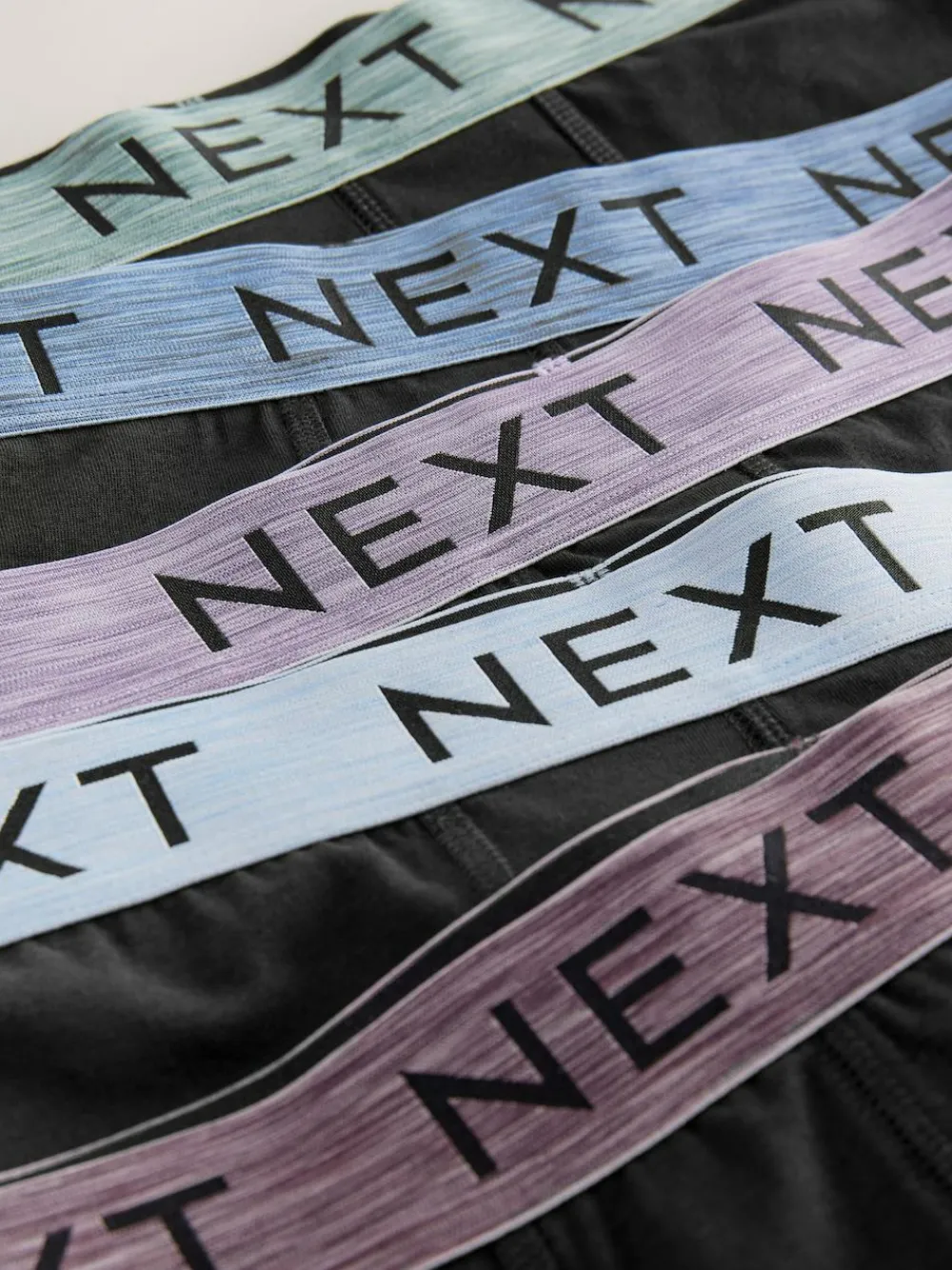 Next Black Marl Waistband Hipster Boxers 5 Pack^ Underwear|Underwear