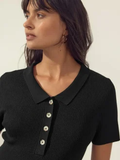 Clearance Next Black Maternity Collared Dress