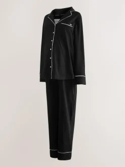 Next Maternity Jersey Button Through Pyjamas^Women All Night & Lounge|Pyjamas