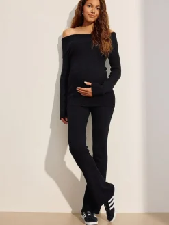 Clearance Next Black Maternity Knitted Trousers