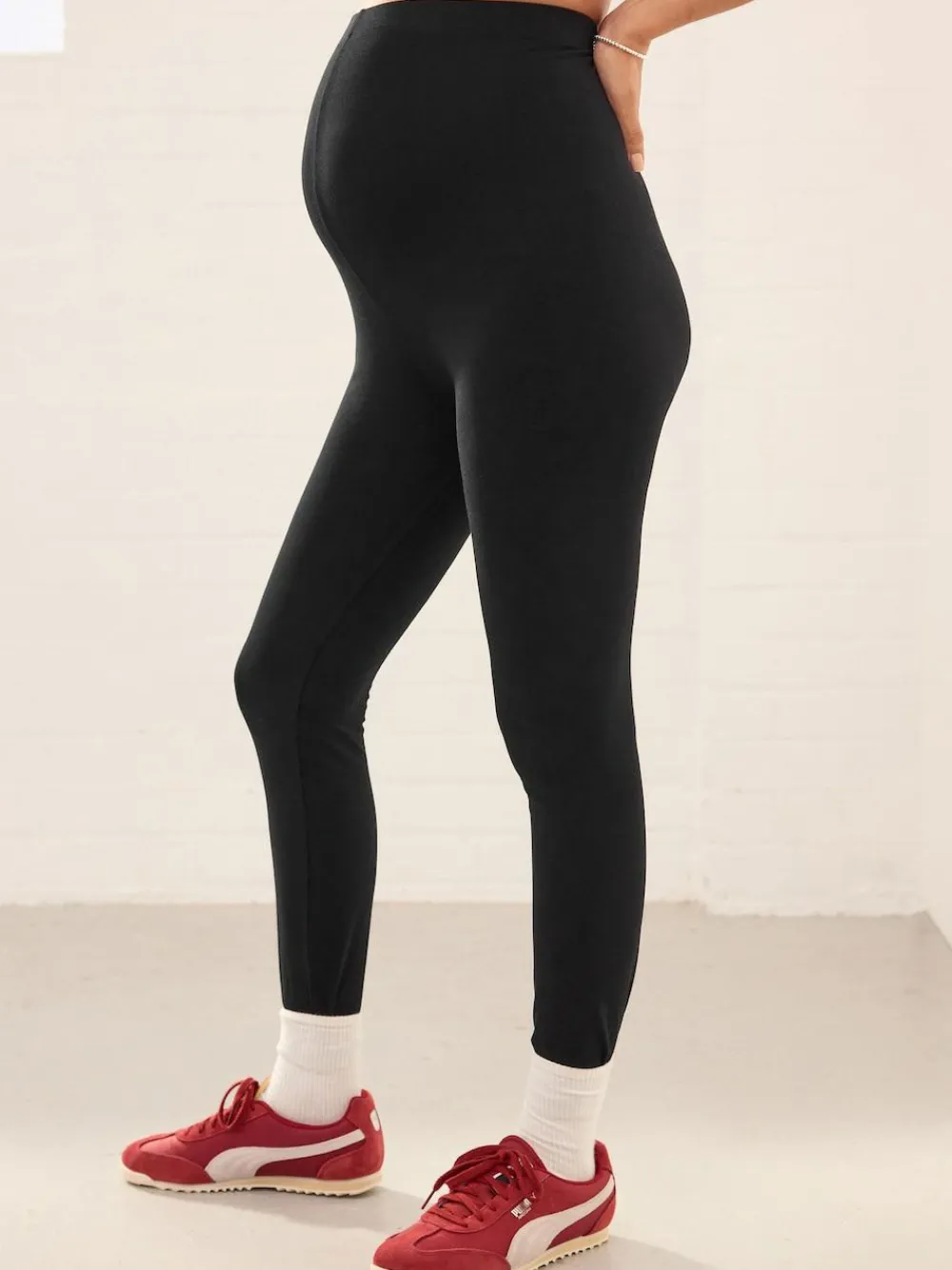 Next Black Maternity Leggings 2 Pack^Women Leggings & Sweatpants