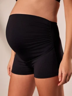 Next Black Maternity Over Bump Short Bikini Bottoms^Women Swimwear