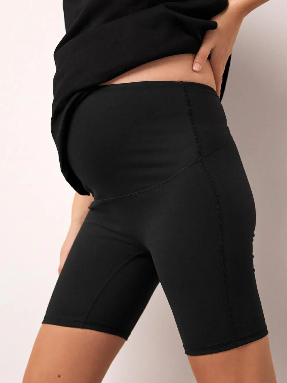 Clearance Next Black Maternity Sports Shorts