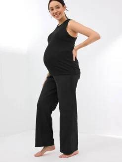Hot Next Black Maternity Yoga Flare Leggings