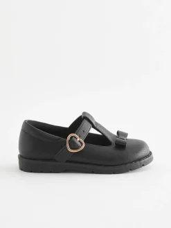 Next Standard Fit (F) School Junior Bow T-Bar Shoes^ Shoes|Shoes