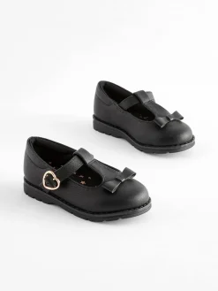 Next Wide Fit (G) School Junior Bow T-Bar Shoes^ Shoes