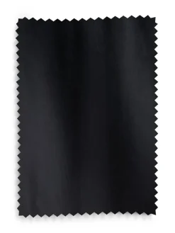 Discount Next Matte Velvet Faux Fur Trim out/Thermal Eyelet Curtains Black