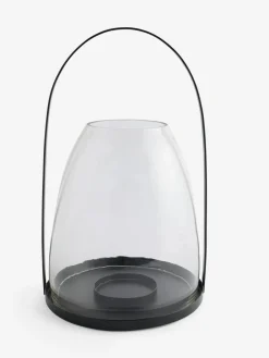 Next Black Metal Curved Handle Lantern Large^ Candle Holders & Lanterns