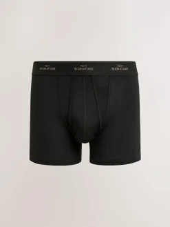 Online Next Black Metallic 4 pack Signature A-Fronts Boxers