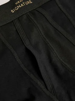 Online Next Black Metallic 4 pack Signature A-Fronts Boxers